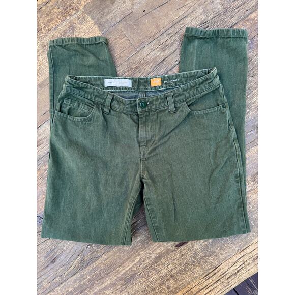 Pilcro and the Letterpress Pants - Pilcro and the Letterpress Green Linen Pants Size 28